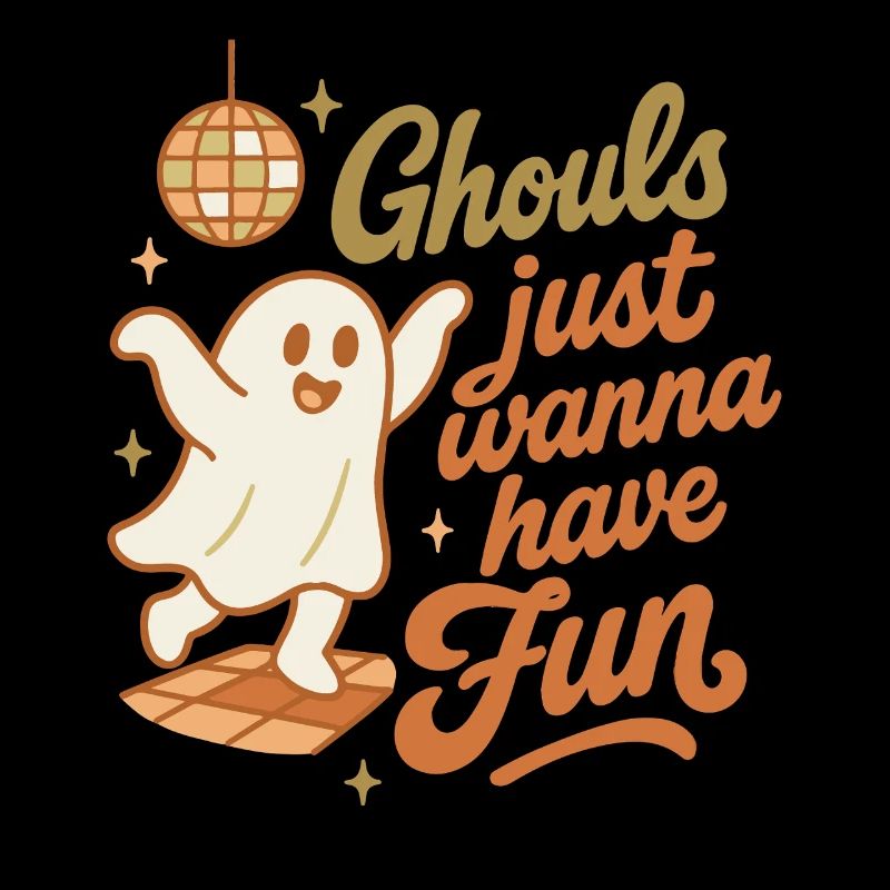 Les goules veulent juste s’amuser Conception d’Halloween