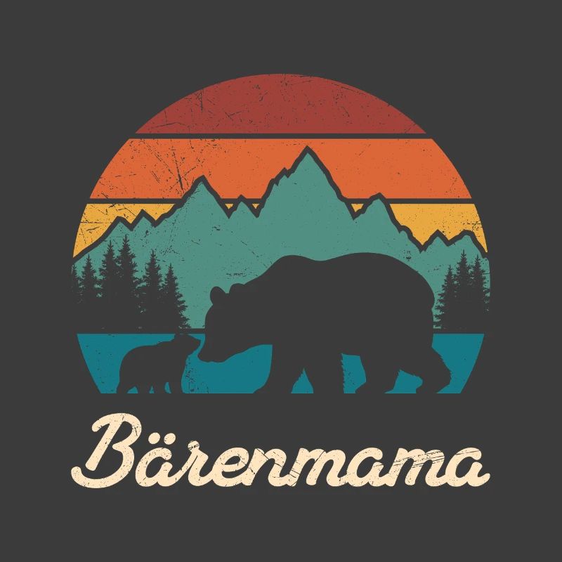 Werdende Mutter BÄRENMAMA Bald Mama Lustiges