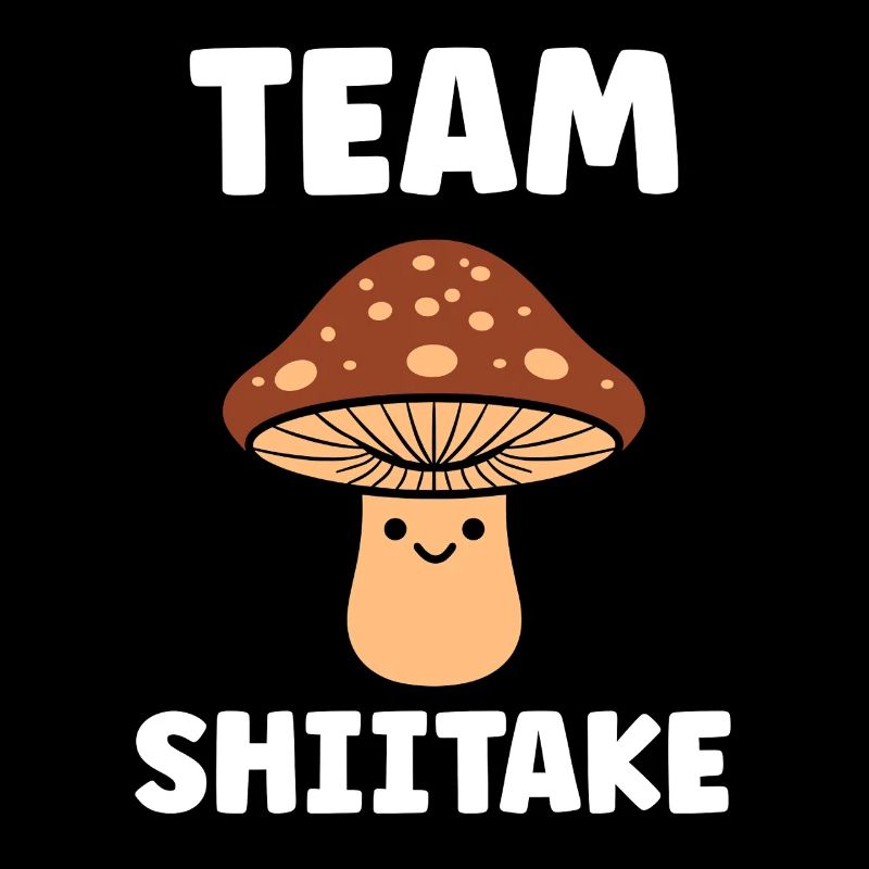 Team Shiitake Mushroom Graphic