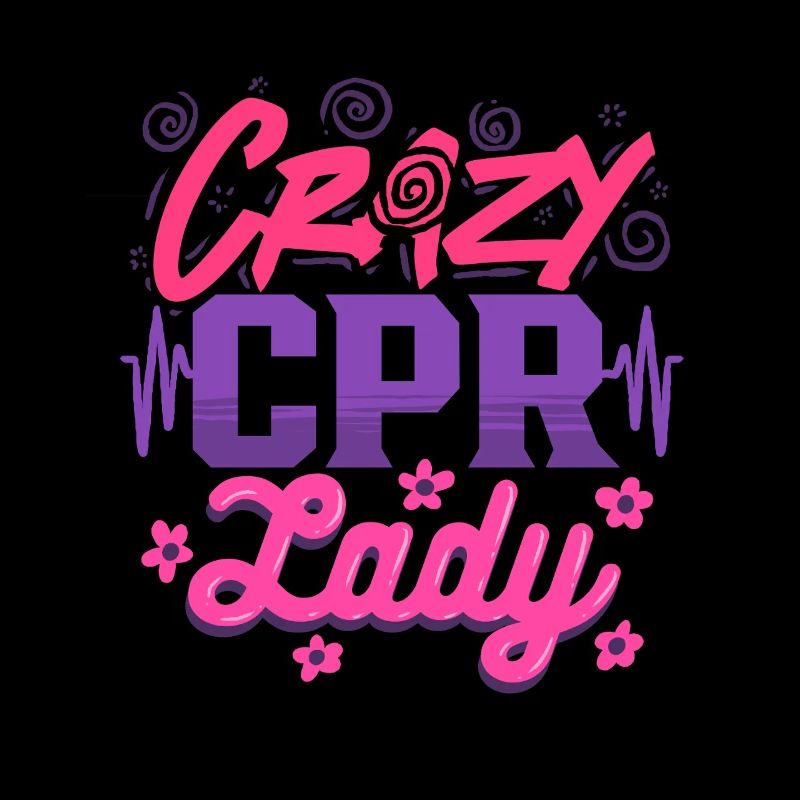 CPR Instructor Resuscitation Crazy CPR Lady