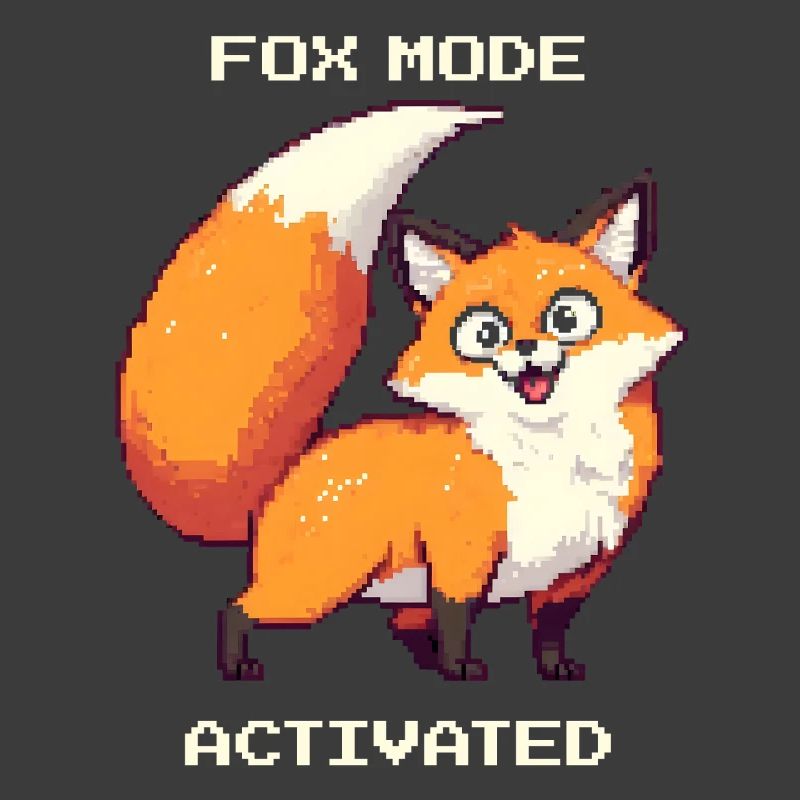 Fox Mode Enabled | derpy fox humor