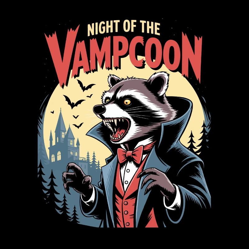 Vampcoon Nightball Raccoon