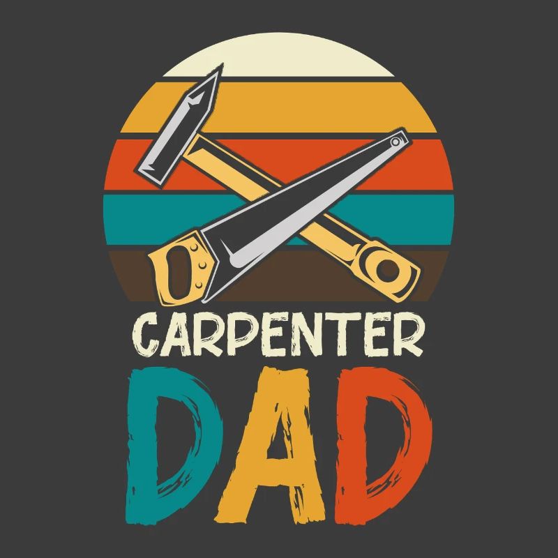 Carpenter Father Retro Tools