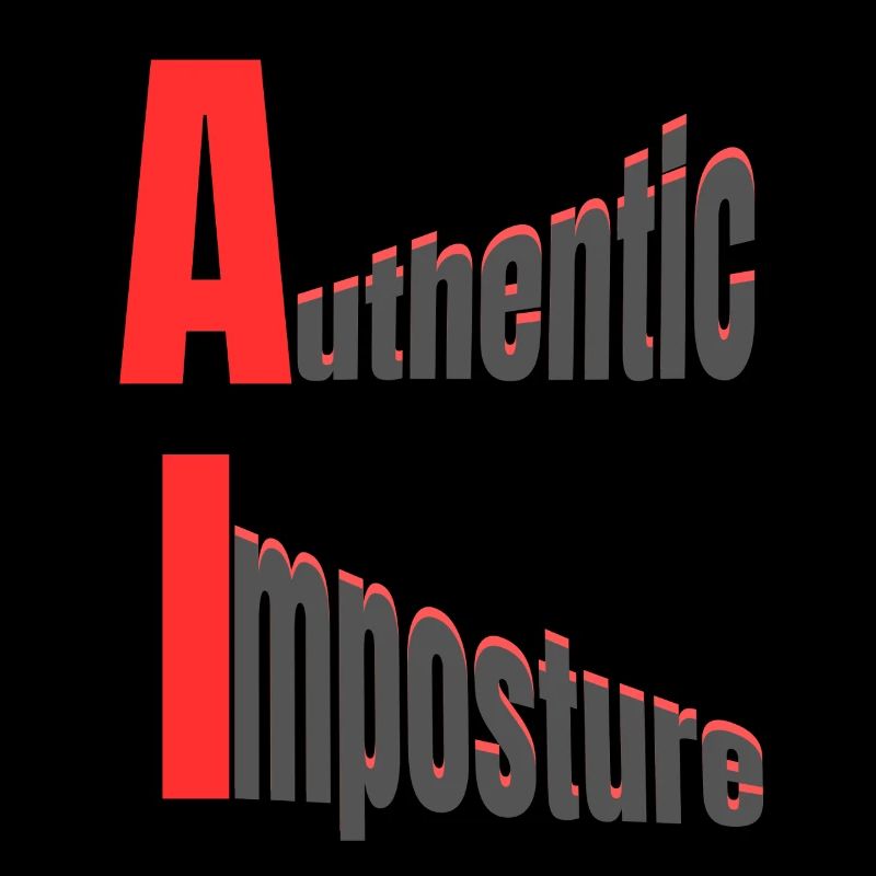 KI – Authentischer Hochstapel – Starkes Grafikdesign