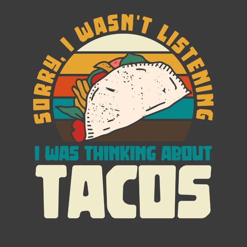 Late Taco Thought Train Design rétro