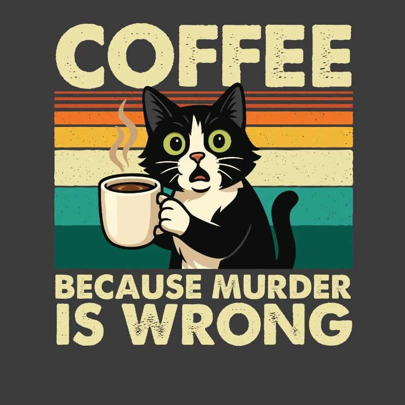 Café : parce que le meurtre est mal, sarcastique