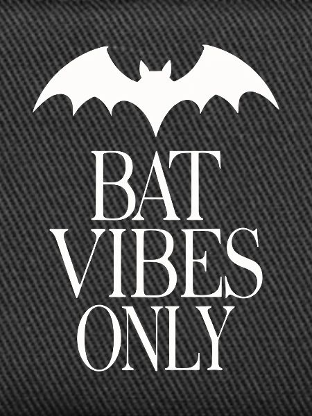 Fledermaus-Vibes Only – Goth-Statement