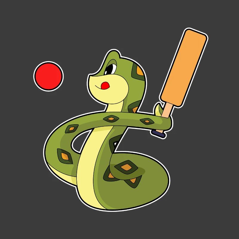 Snake Cricket Cricket Bat
