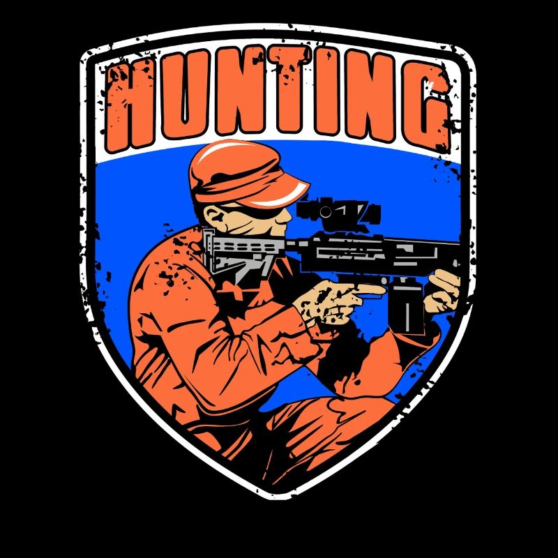Hunter Aiming Badge Tactical Shooting Style