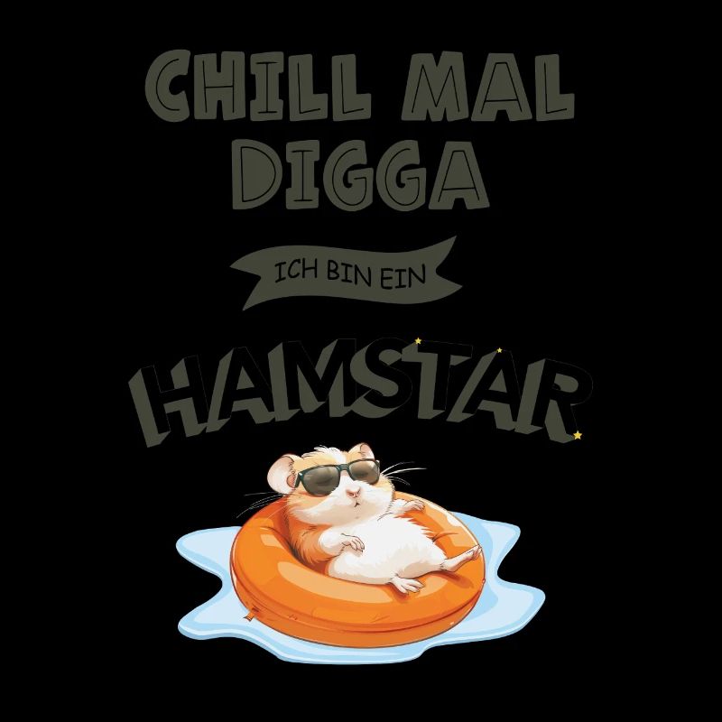 Chill mal Digga – Hamstar Fun Shirt