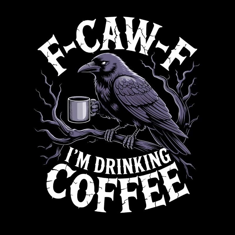 F-Caw-F : Je bois du café