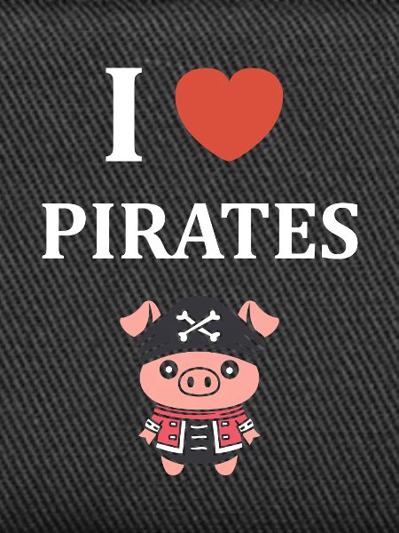 J'aime pirates cochons