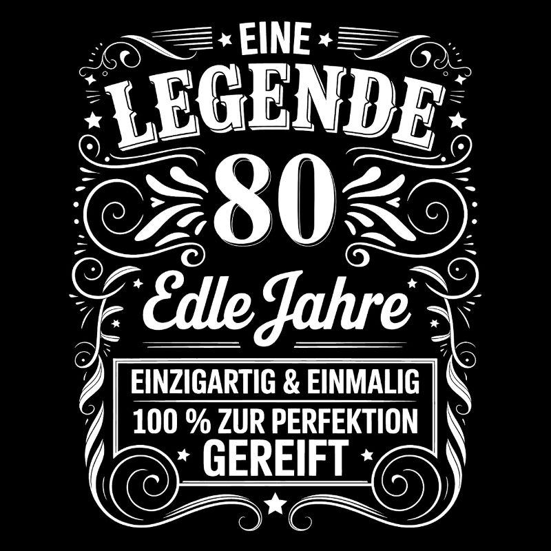 Eine Legende Edle 80 Jahre 80. Geburtstag Geschenk