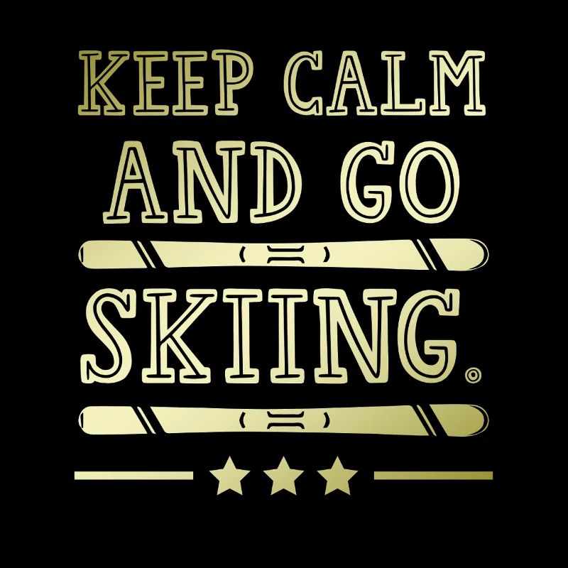 Restez calme ski