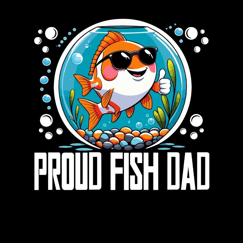 Fish Breeder Aquarian Fish Farm Proud Fish Dad
