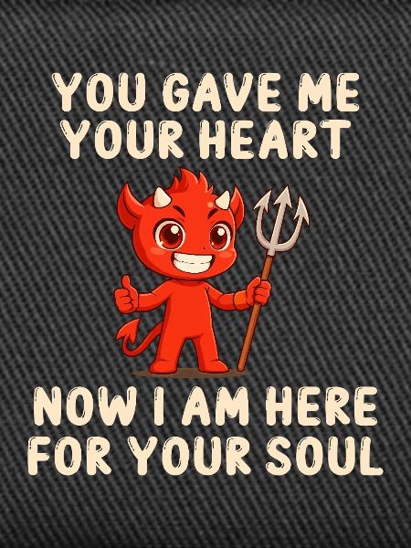 Devilish love message
