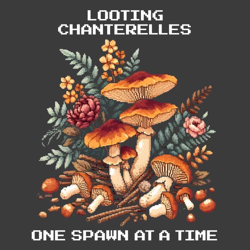Looting chanterelles | One Spawn at a Time