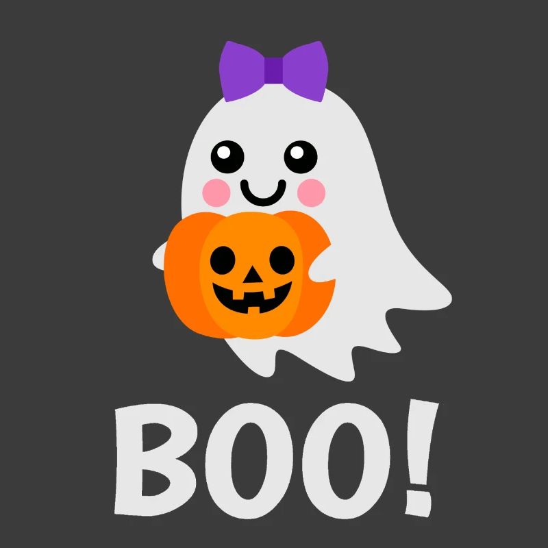 Halloween Design - Cute Ghost Jack o Lantern