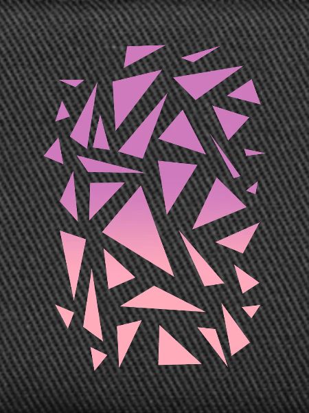 Triangle Pattern - Purple Pink