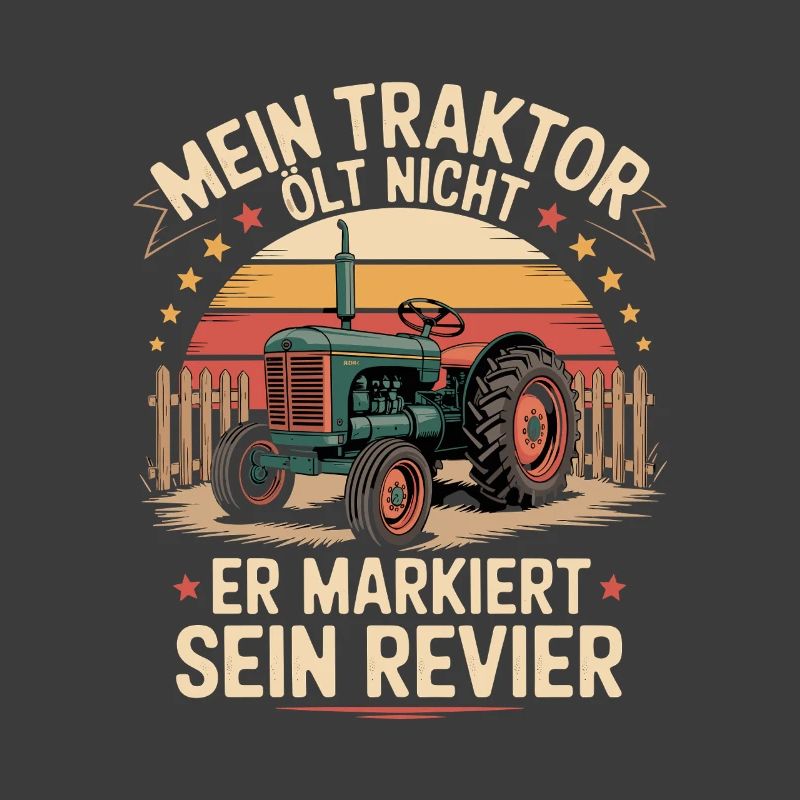 My tractor doesn't oil, it marks its territory