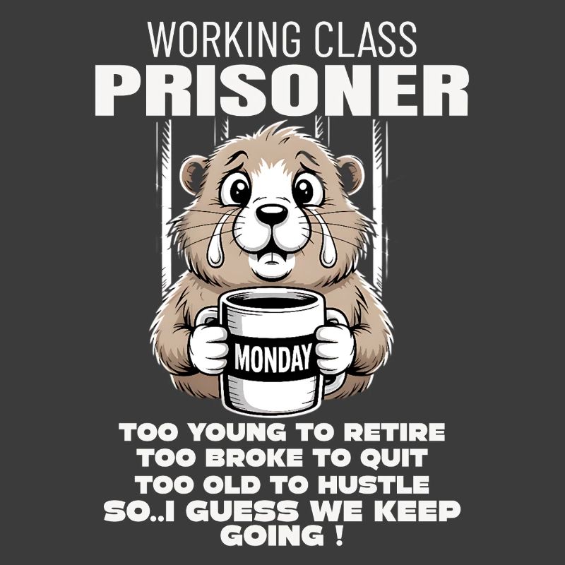 Monday Trapped Work Funny Work Outfit