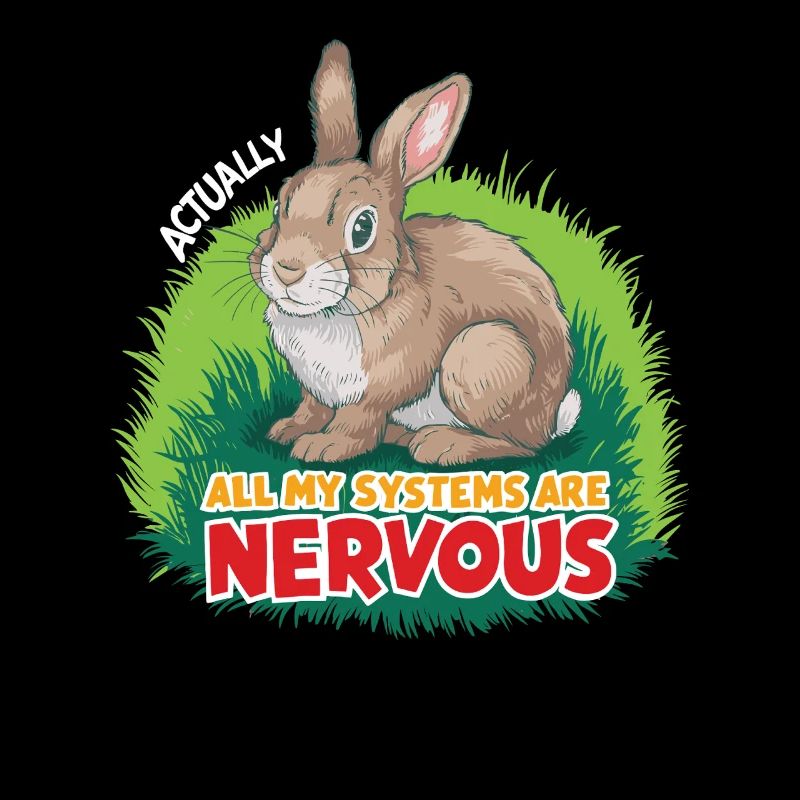 Lapin nerveux: blague système