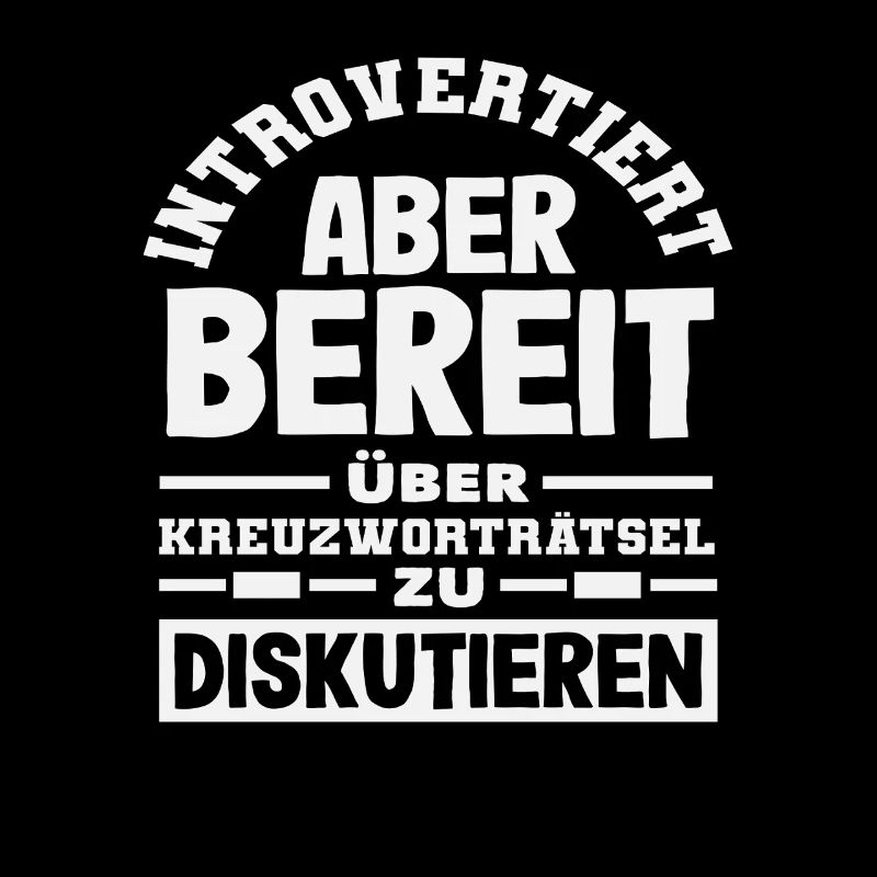 Intovertiert Kreuzworträtsel Diskutieren Humor