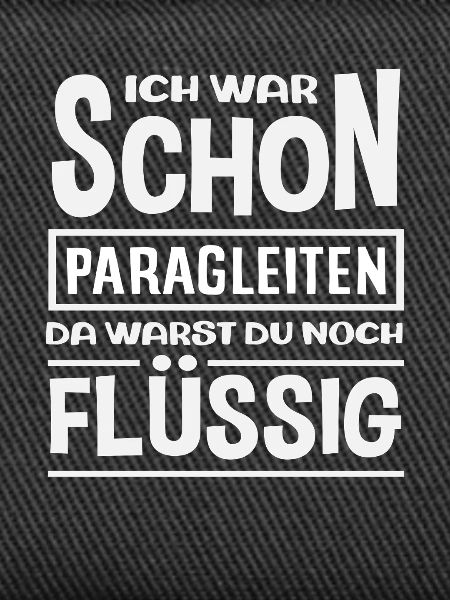 Paragliding Adventure Liquid Saying