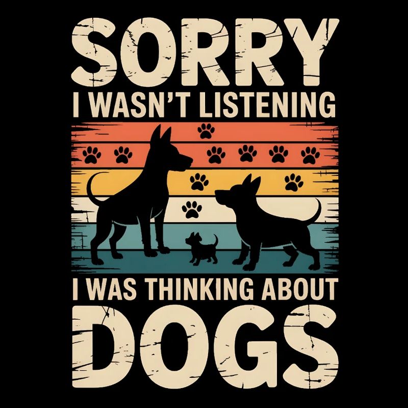 Sorry, I'm only thinking about dogs