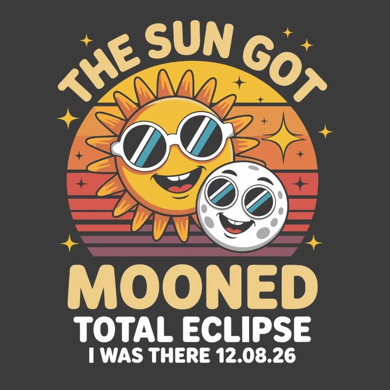 Éclipse de lune de soleil avec lunettes