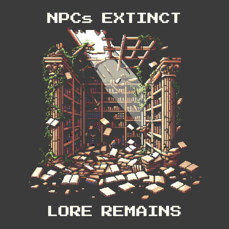 NPCs gone, lore stays | Post-apocalyptic
