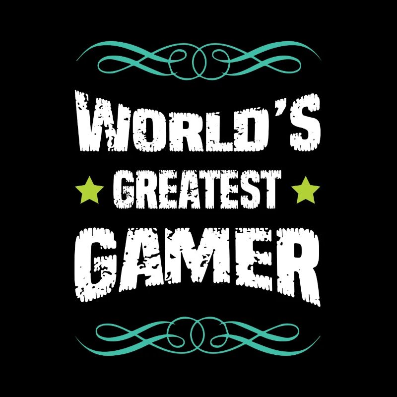 Weltbester Gamer – Distressed Design