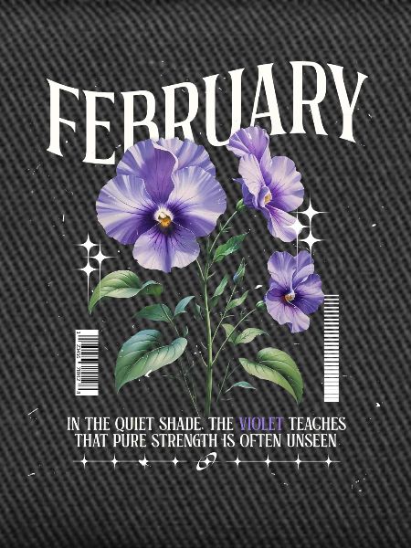 February Violet Birth Flower