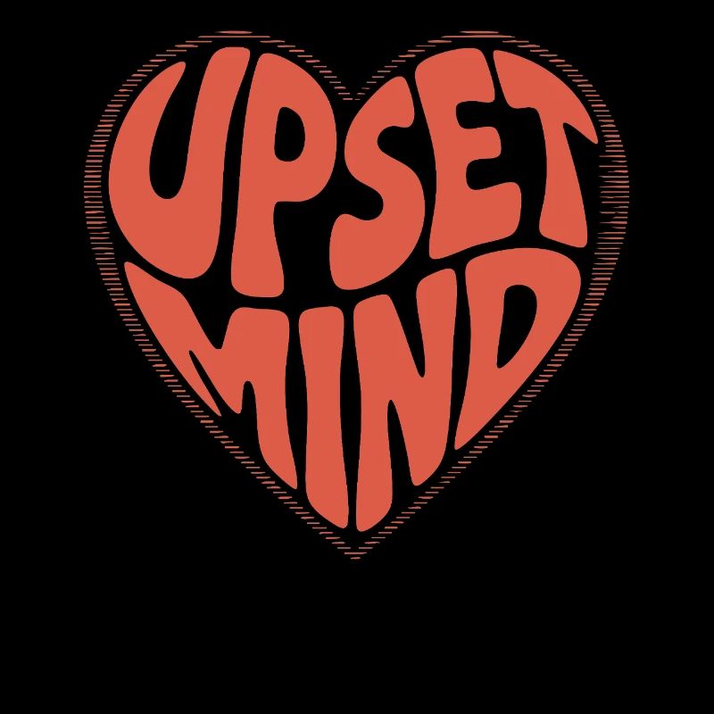 Upset Mind – Retro Herz Design