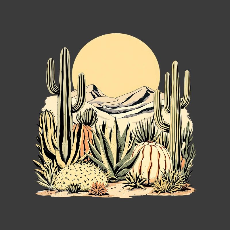 Boho Nature Cacti