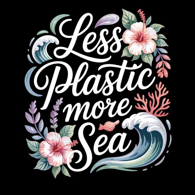 Moins de plastique, plus de mer – Design environnemental, Fleurs