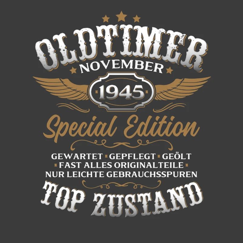 80. Geburtstag Geschenk Oldtimer November 1945