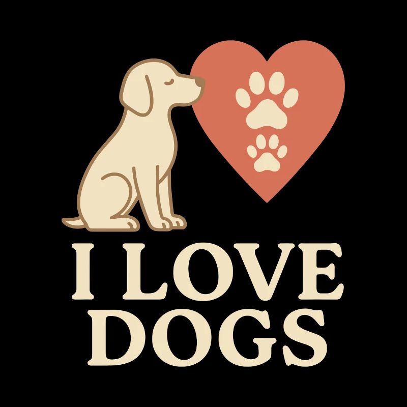 J’aime les chiens – Dog Lover Design