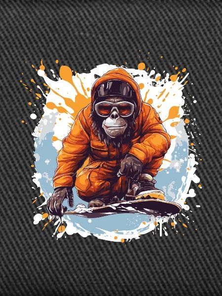 Monkey Snowboard