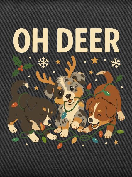 Süßes Australian Shepherd Weihnachtsdesign