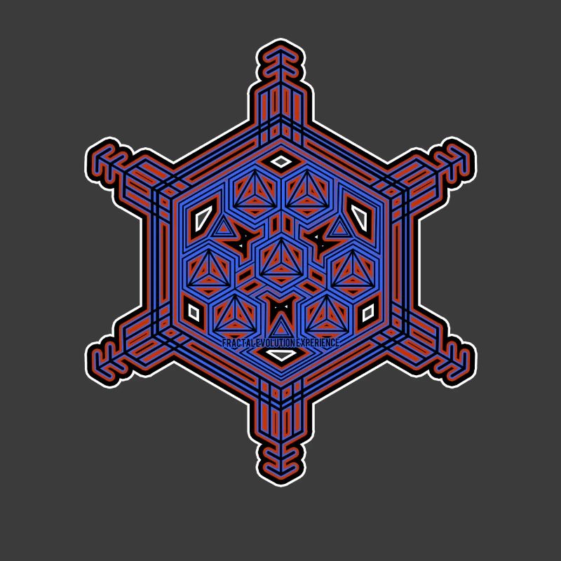 Fraktal Evolution Experience Stern Hexagon Muster