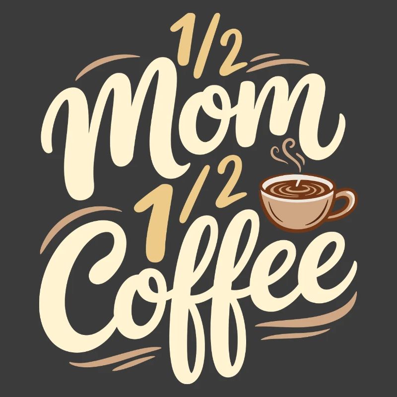Mutter Koffein Halb Mama Halb Kaffee