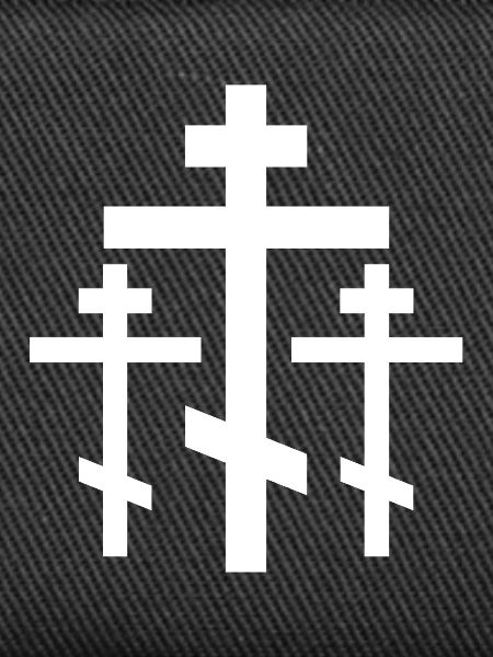Three-cross silhouette
