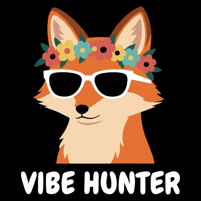 Vibe Hunter Fuchs mit Blumenkranz