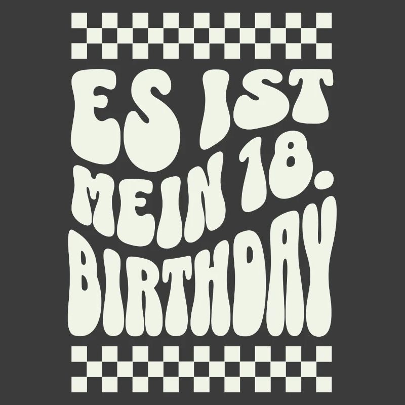 C’est mon 18e anniversaire Retro Design
