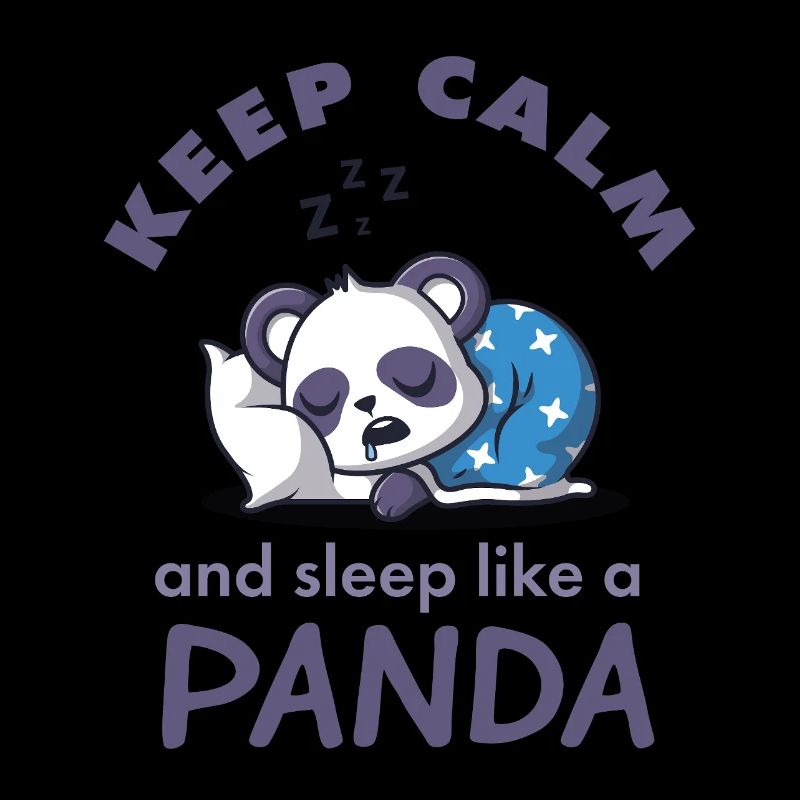 Keep Calm Panda Schlafshirt