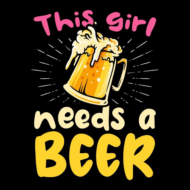 Dieses Mädchen braucht ein Bier