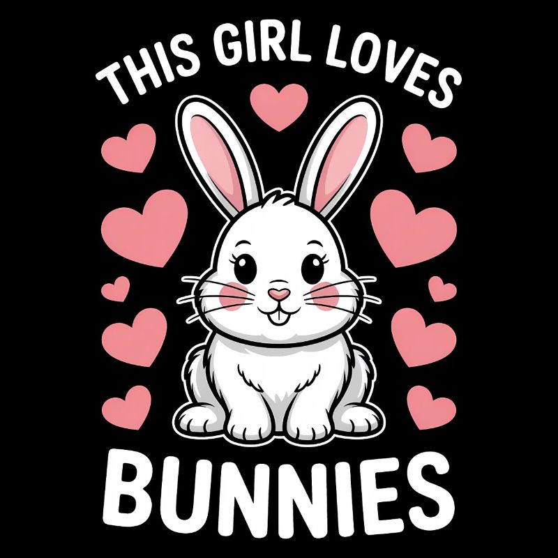 Hasen Spruch Mädchen Kaninchen Fun Hasen Geschenk