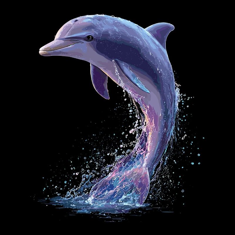 Dauphin Plongeur Dauphins Océan Dauphins mignons Dauphin