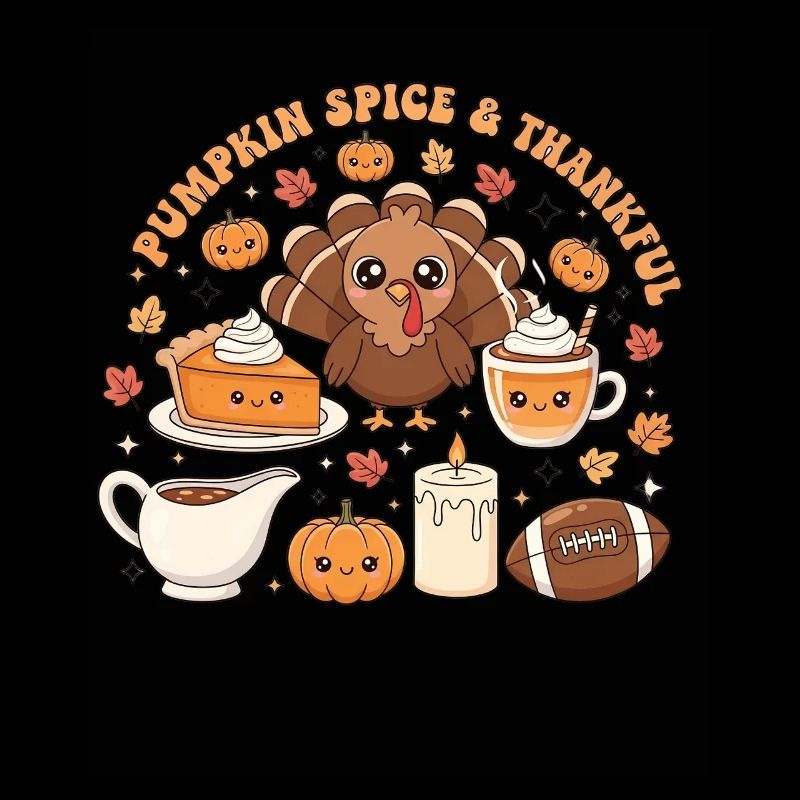 Pumpkin Spice Dankbarer Truthahn